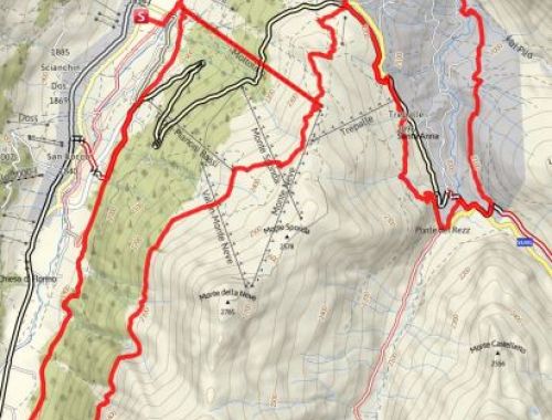  MONTE PARE&#039; + VAL TORT + VAL DELLE MINE TRAILS